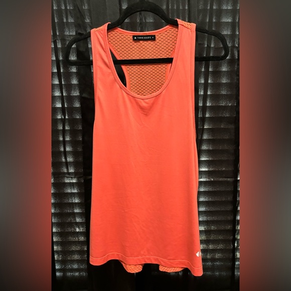 Thrive Sociėtė Coral Racerback Tank Top - Picture 1 of 5